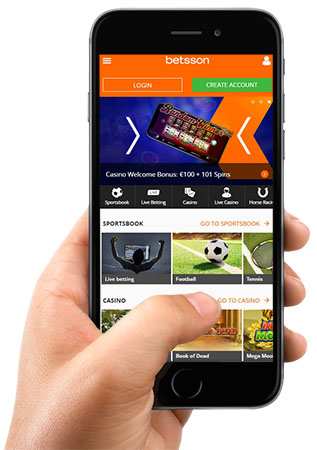 Скачать казино Betsson на телефон